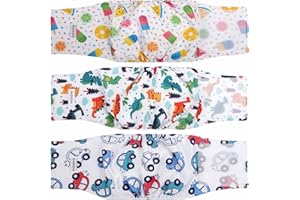 MICOOYO Lot de 3 couches réutilisables pour chien mâle, bandes ventrales lavables pour chiens, super absorbantes, taille XL