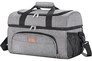 Lifewit Borsa Termica Porta Pranzo Borsa Frigo Isoterma per Alimenti Mantenere Caldo o Freddo per PIC-nic/all'Aperto/Barbecue/Campeggio/Viaggio