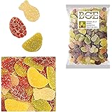Bulk Gourmet Emporium Vegan Jelly Range Assorted Fruit Slices, Vegan and Halal Friendly, Bulk Fizzy Gums, 2000 g