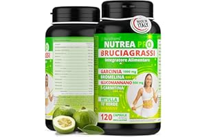 BODYBLOOMS Brucia grassi potenti veloci NUTREAPRO® |120 pillole dimagranti veloci e efficaci | 13 ingredienti brucia grassi | dimagrante forte veloce donna uomo | integratori per dimagrire | Estratti Naturali