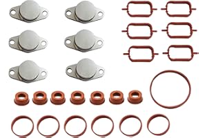 Twowinds - Kit de suppression 6 clapets d'admission (33mm). Evitez la casse moteur 330d 335d 530d 730d 535d X3 X5 X6