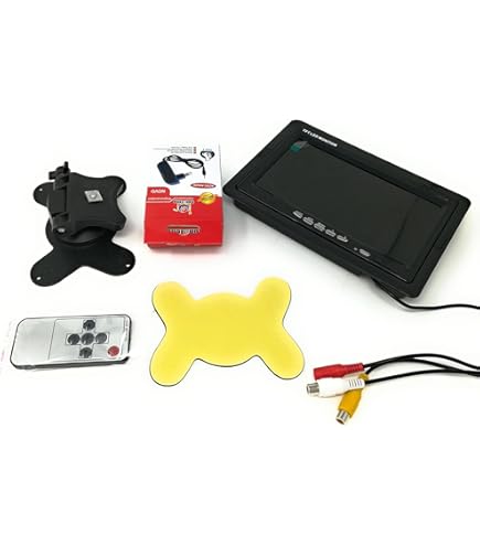 Monitor LCD 7 Pollici CursOnline - HDMI, RCA, VGA | Per Auto, Sorveglianza, PC | Con Telecomando - Foto 2