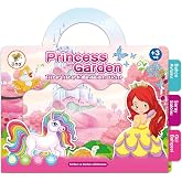 Lino Tekrar Tekrar Kullanılabilen Sticker Princess Garden