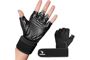 ‎ATERCEL ATERCEL Trainingshandschuhe für Herren und Damen, Fitness Handschuhe Leder für Gewichtheben, Fitnessstudio, Fitness, Training, Klimmzüge, Training, Rudern.