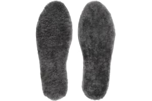 ‎RIEMOT riemot Echte Lammfell Einlegesohlen für Damen Winter Warme Schaffell Einlegesohlen Weiche Kuschelige Flauschige Lamm Schuh Ersatz Einlegesohle für Schneestiefel,Hausschuhe,Grau EU40