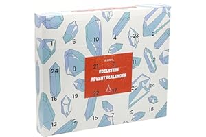 ‎LAVISA LAVISA Premium Adventskalender – 24 Einzigartige Edelsteine, Fossilien und Schmuckstücke | Premium Heilsteine Edelsteine Set | Edelsteine Kristalle | in Deutschland gefertigt