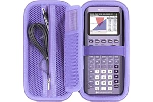 RIYADAone Hartschalen Schutzhüllen Tasche Geeignet für Texas Instruments TI-84 Plus CE/TI Nspire CX II FC/TI-84 Plus/TI-82/TI-Nspire CX II/TI-89 Titanium Grafischer Taschenrechner (Violett)