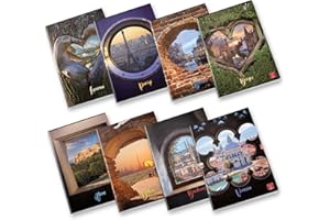 Pigna, Maxi Quaderno Special View, f.to A4 21x29,7 cm., pagine 80 + risguardo, carta 80 g/m², interno 1R, Righe Medie e Superiori, Copertine Assortite, 10 pezzi