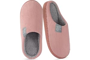 BUTBU Minnestofflor för kvinnor, varma slip-on tofflor hem | Minnesskum, bekvämt, halkfritt, maskintvättbart, för inomhus- oc