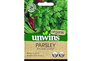 Unwins 30610065 Herb Parsley Italian Giant (Organic) Seeds, Clear