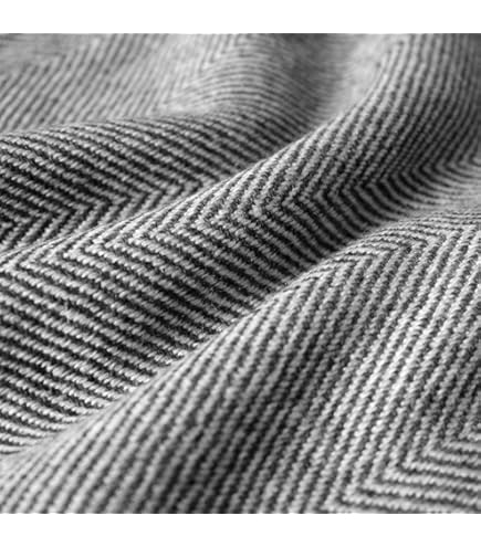 yanopurna Kasjmierdeken - Handgeweven bankdeken van 100% kasjmierwol - 135 x 270 cm Zacht en gezellig knuffeldeken voor bank en stoel - Gemaakt in Nepal