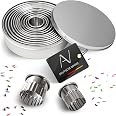12-teiliges Ausstechformen-Set Aus Edelstahl – Durchmesser 2,2–10,8 Cm, Mit Aufbewahrungsbox, Für Kekse, Plätzchen & Mehr