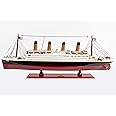Seacraft Gallery Titanic Model Ship 31" - RMS Titanic 3D Model Boat - Fully Assembled Ship Model of The RMS Titanic- Titanic Toy Model Ship Boat – Model Titanic boat - Assembled model Titanic ships