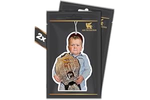 R&M ORIENT Set di 2 - UFC-VETERAN Hasbula - deodorante per ambienti - distributore automatico di fragranze per auto - Mini Khabib (HERMES)