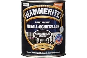 Hammerite 5087622 Vernis à effet martelé Noir 750 ml