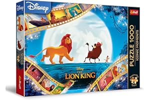 Trefl Premium Plus Quality - Puzzle Iconic Moments: Król Lew - 1000 Elementów, Seria Układanek z Ulubionymi Bohaterami, Idealne Dopasowanie Elementów, dla Dorosłych i Dzieci od 12 lat