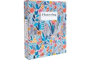 Grupo Erik Album Fotografico a Fiori - Album Foto con Tasche 200 (2 per Pagine) Per Foto 13x20 cm Con Copertina Rigida | Compatibile Foto 13x18