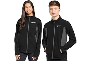 Berghaus Tyndrum Kids' Fleece with Full Zip and Anti-pill Fabric, Kids' Midlayer Fleece Jacket, Kids' Hiking & Outdoor Recreation Clothing