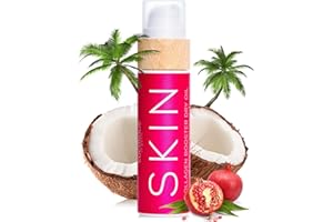 COCOSOLIS SKIN Collagen Huile corps et visage anti-âge et stimulation du collagène - Huile de massage au cynorhodon, huiles bio et vitamine E - Lisse et réduit les rides (110 ml)