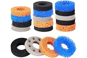 MoKo 18 Pezzi Anelli di Precisione per PS5, Steam Deck, PS4, Xbox Series X/S, Xbox One, Switch, Switch OLED, Switch Pro, ROG Ally, Anelli per Stick Analogici, 4 Livelli di Resistenza, 4 Colori