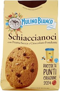 Mulino Bianco Biscotti Frollini Schiaccianoci Con Frutta Secca E Cioccolato Fondente 300 G