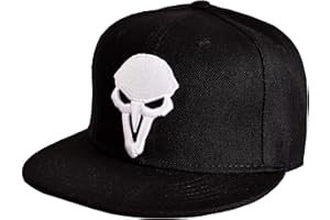COTTON DIVISION OVERWATCH - SnapBack Cap Reaper Face - Black
