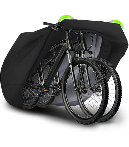 Housse Vélo Extérieure Imperméable 1-2 Vélos – Protection Pluie Soleil Poussière, 200 X 80 X 110 Cm