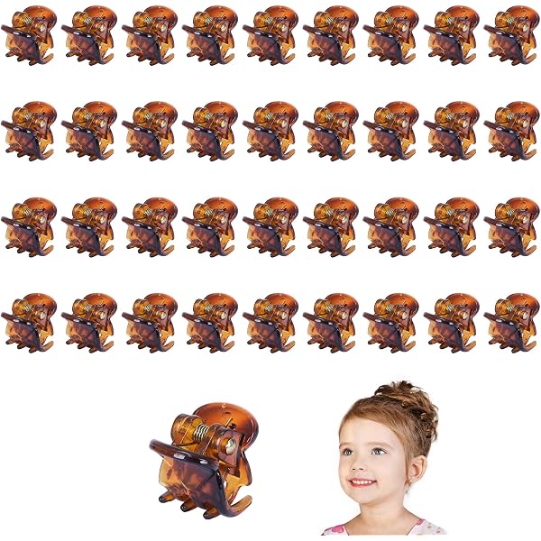 100 Mini Haarklammern 1,5 Cm – Rutschfeste Clips Mit Box Für Jeden Haartyp