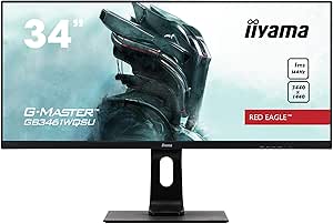 iiyama G-MASTER GB3461WQSU-B1 computer monitor 86.4 cm (34") 3440 x 1440 pixels UWQHD LED Black G-MASTER GB3461WQSU-B1, 86.4 cm (34"), 3440 x 1440 pixels, UWQHD, LED, 1 ms, Black