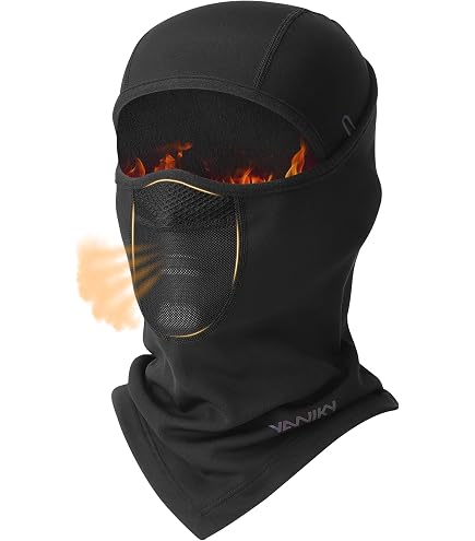 Irikdescia Cagoule Rafraîchissante Protection UV Masque Intégral - Noir Taille L Cyclisme Moto