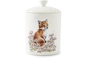 Wrendale Designs Bocal de rangement avec couvercle Motif renard Taille M