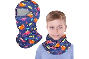 TAGVO Kinder Sturmhaube Winter, Warm Balaclava Winddicht Gesichtsmaske Skimaske mit Fleece, Atmungsaktive Radfahren Sturmhaube Motorradmaske Wintermütze für Jungen Mädchen 4–10 Motorrad Fahrrad Laufen