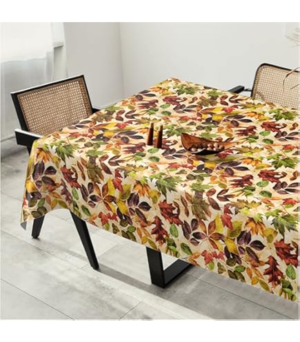 Treer Wachstuch Tischdecke - Wasserdichte PVC Tischdecke Für Outdoor & Party