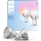 Philips Hue Essential 4.7W GU10 345 Lumen Renkli Akıllı Spot Ampul (2'li Ekopaket)