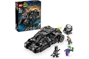 LEGO DC Tumbler di Batman Contro Two-Face e The Joker - Macchina Batmobile Giocattolo da Costruire con 3 Minifigure, Giochi da Supereroi per Bambini e Bambine da 8 Anni in su, Idea Regalo 76303