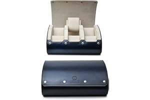 M MIRAGE LUXURY TRAVEL Watch Case for Men - Watch Roll Travel Case - Storage Organizer and Display - Mirage Watch Roll Case…