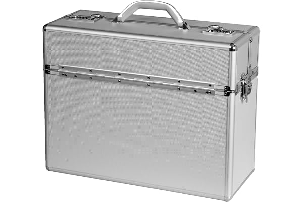 ALUMAXX resväska alfa, aluminium pilotfodral, 30 liter, silver, Silver (silver), 47 centimeters, Pilotfodral