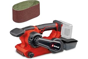 Einhell Professional sladdlös bandslip TP-BS 18/457 Li BL-Solo Power X-Change (18 V, litiumjon, Brushless-motor, inkl. 3x P80