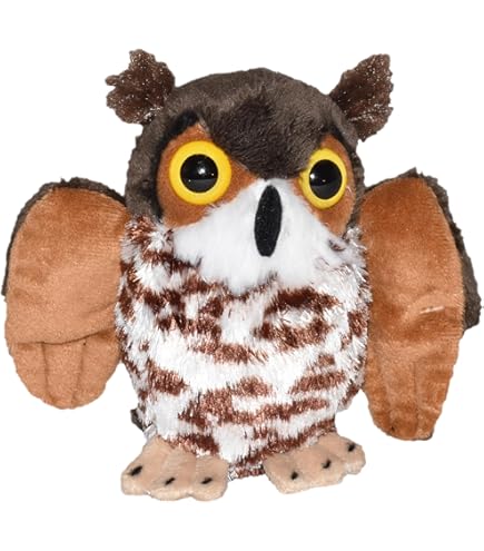 Wild Republic Cuddlekins Peluche Gufo Delle Nevi 30cm – Morbido Ed Ecologico Con Bottiglie Riciclate