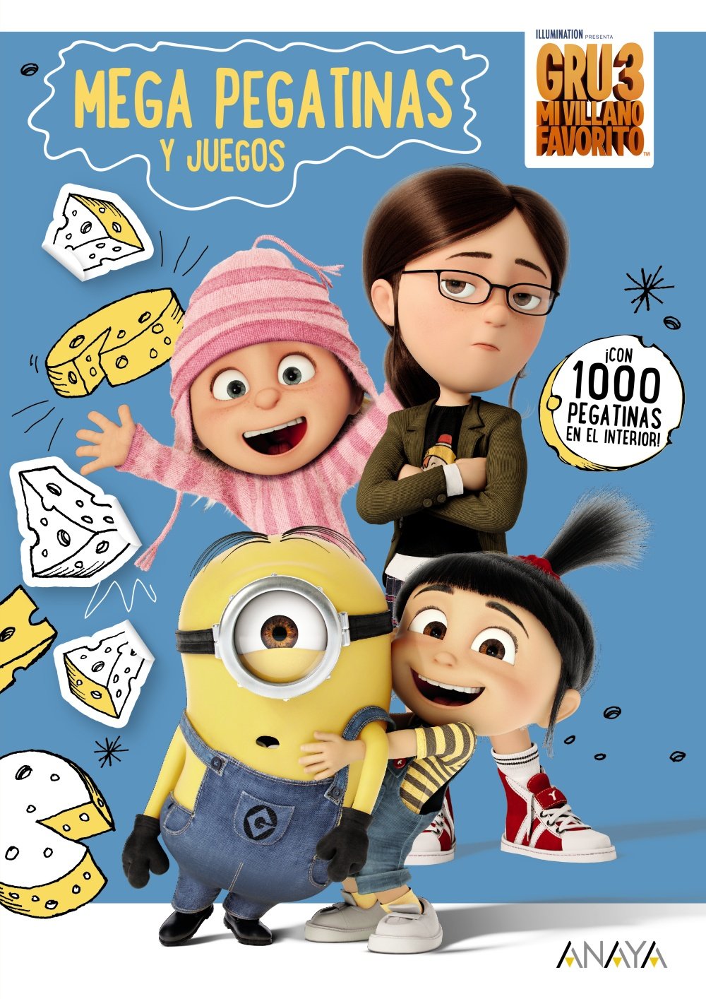 Gru 3: Mega pegatinas y juegos - Gru Y Los Minions)