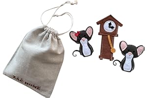 ZAC HOME Hickory Dickory Dock Nursery Rhyme Finger Puppet