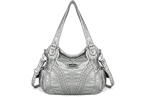 Angel Kiss Women's Handbag with Crossbody Strap Tote-Hobo, 13.84.711.8 inches
