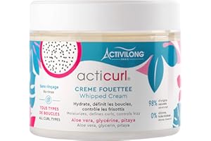 Crème Fouettée Cheveux Ondulés et Bouclés Activilong Acticurl Aloe Vera Glycérine Pitaya 300 ml