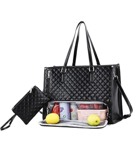 2 In 1 Tote Bag Lunch Bag Combo, 3 In 1 Lunch Tote Bags For Women, 15.6 - View #7