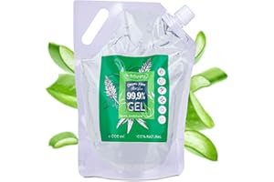 TRADICITY ORGANIC FARM Aloe Vera Gel Hoja Fresca, 100% Puro y Natural, Crema Hidratante Corporal y Facial, After Sun, After Shave, Serum Pelo, Cultivo Ecológico Español, Envase BIO-REFILL, 100% Natural, 1000 ml