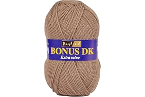 Hayfield Bonus DK Double Knitting Yarn, Fawn (571), 100g by Sirdar