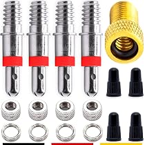 Sunjun Lot De 16 Adaptateurs De Valve De Vélo (AV, DV, SV, BV), Compatibles Avec Toutes Pompes