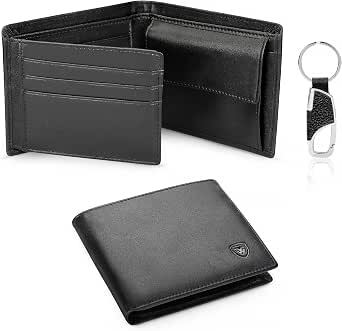 wilbest® Portafogli da uomo neri, Nero , A : Amazon.it: Valigeria