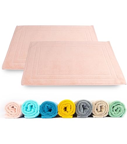 De Witte Lietaer 198562 badmat, katoen, roze, 75 x 50 cm