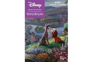 ANDREWS MCMEEL PUBLISHING Disney Dreams Collection by Thomas Kinkade Studios: 12-Month 2023 Monthly Pocket Planner Calendar